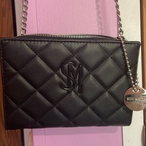 Black Steve Madden quilted crossbody